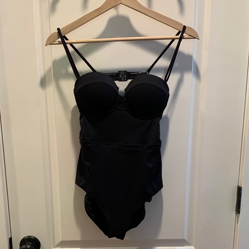 REISS Gigi swimsuit with molded cups